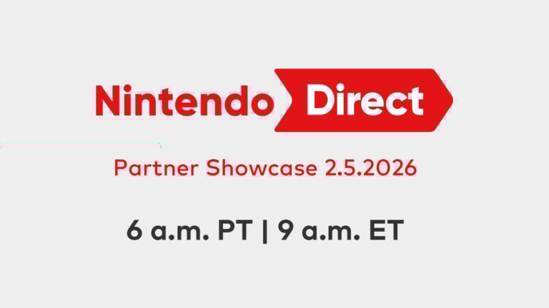 Nintendo Direct: Partner Showcase proběhne 5. února, zaměří se na hry pro Switch 2 a Switch
