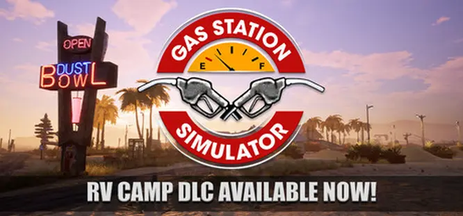 Gas Station Simulator s DLC RV Camp + Junkyard - recenze hry