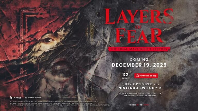 Layers of Fear: The Final Masterpiece Edition dorazí na Switch 2 už 19. prosince